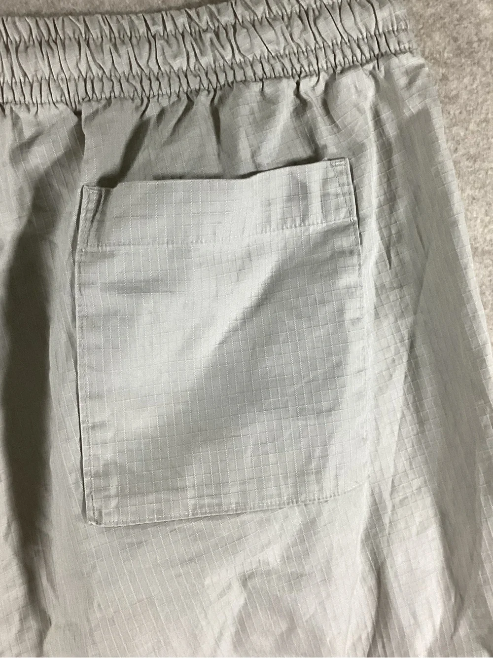adidas Men’s Light Gray Trefoil Stone Khaki Pants